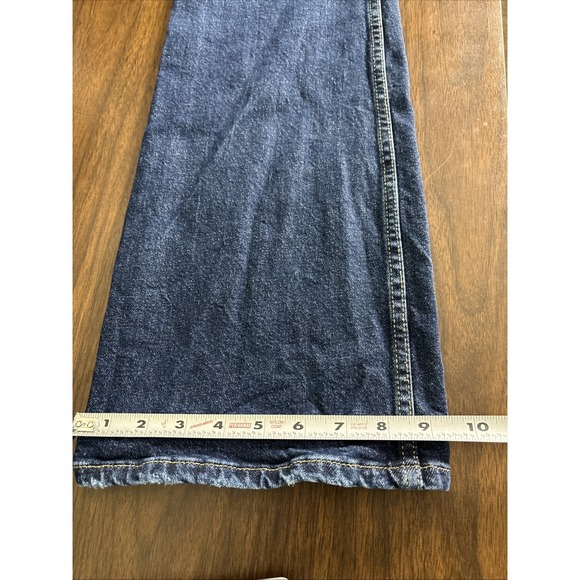Wrangler Women's Jeans 31x36 High Rise Boot Cut Denim Westward 626 Dark Wash Vtg - Picture 13 of 15
